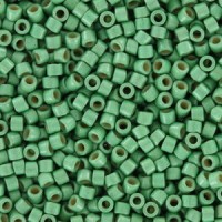 Miyuki delica Beads 11/0 - Duracoat galvanized matted dark mint green DB-1844F